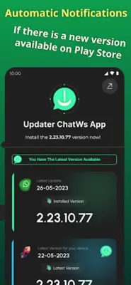 Updater ChatWs App android App screenshot 1